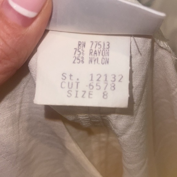 Nina Piccalino vintage sz S/M dress ruffle Cottagecore wedding peasant farmhouse - Picture 5 of 15